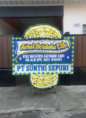 Papan Bunga Duka di Tirtasiak